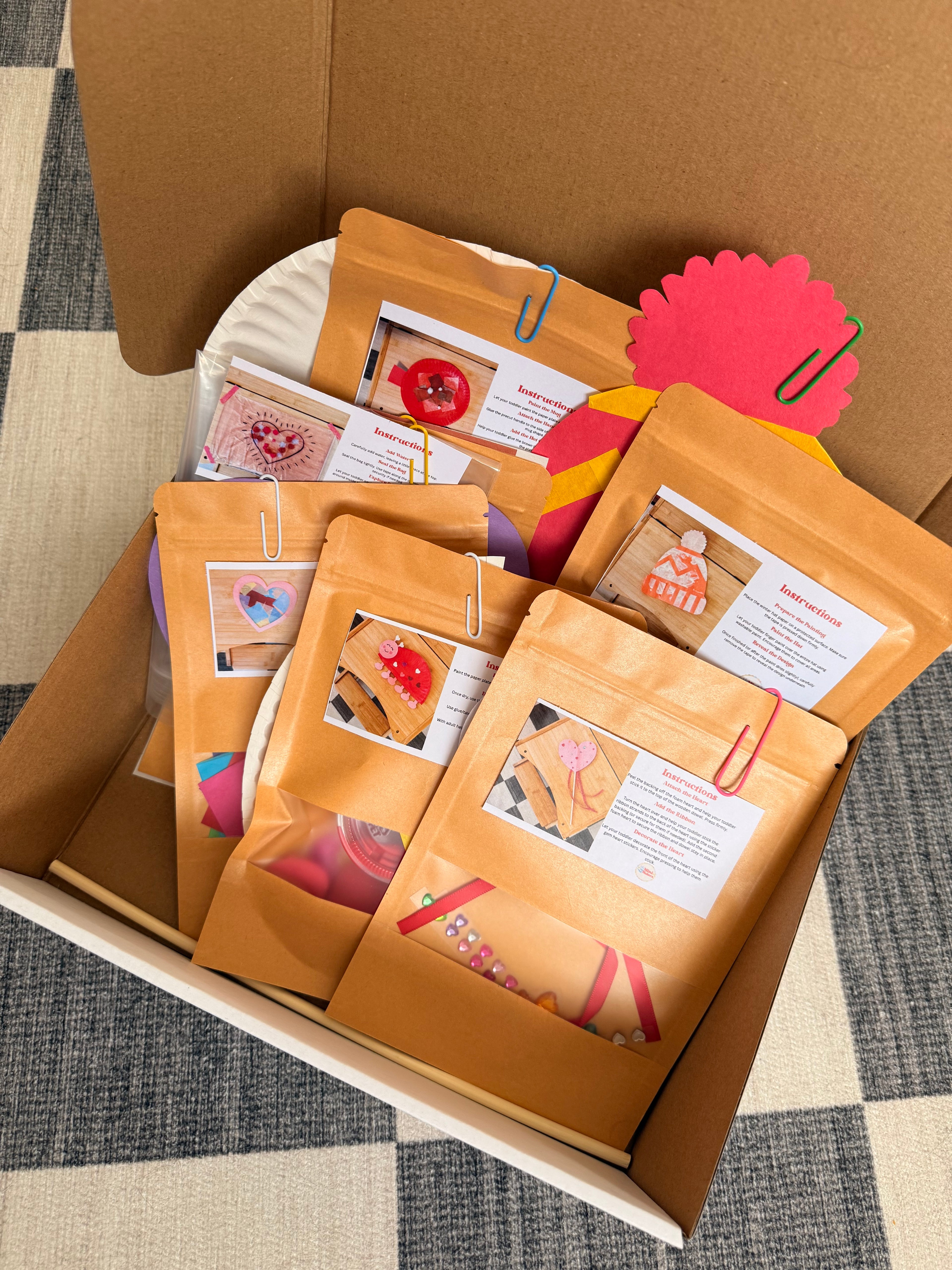 February Toddler Craft Box